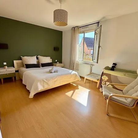 Maison Spacieuse Au Calme Avec Jardin Et Parking * Rouffach